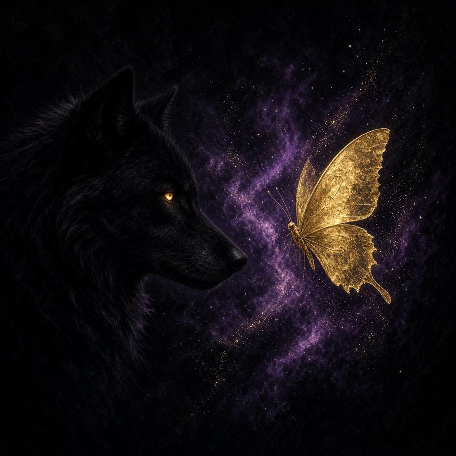 Pochette de Le loup et le papillon